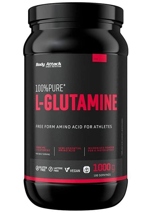 Body Attack Pure L-glutamīns 1kg