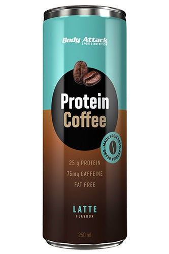 Body Attack proTein Coffee - Cafe Latte (12*250ml)