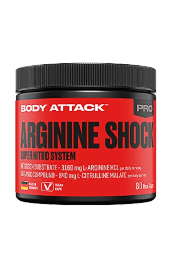 Body Attack Arginine Shock 80 Caps