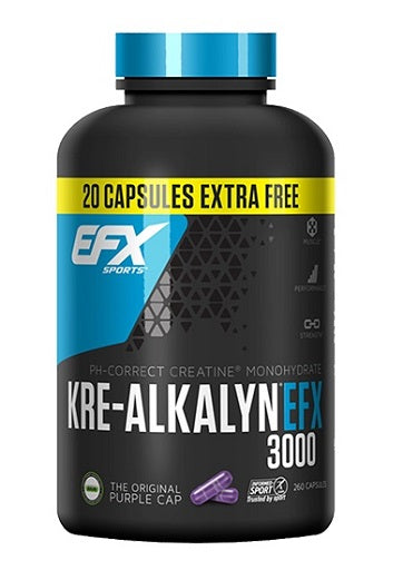 EFX Kre-Alkalyn 3000 - 260 kapsula