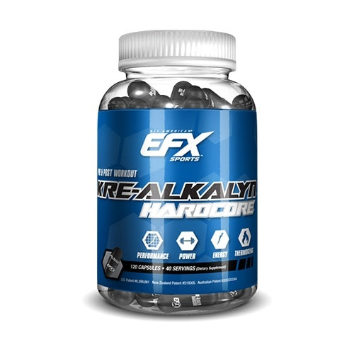 EFX Kre-Alkalyn Hardcore 120 vāciņi