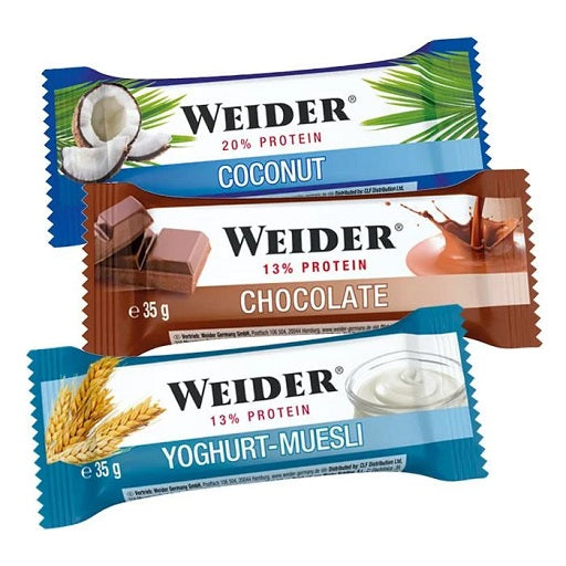 Weider BAR 24 x 35g kokosriekstu