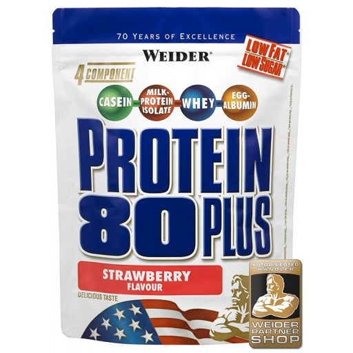 Weider proteīns 80 Plus 500g ķiršu marcipāns