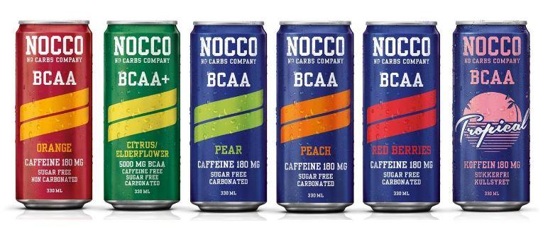 Nocco BCAA Drink 330 ml SINGLE DOSE Disposable Apple