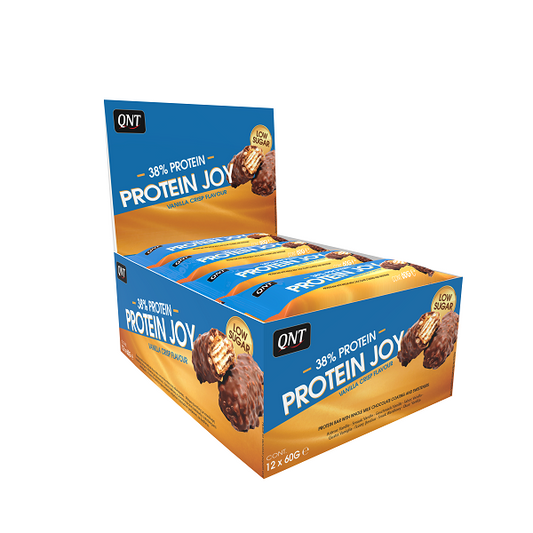 QNT Joy Bar - proteīna batoniņš - 12x60g Caramel Cookie Dough