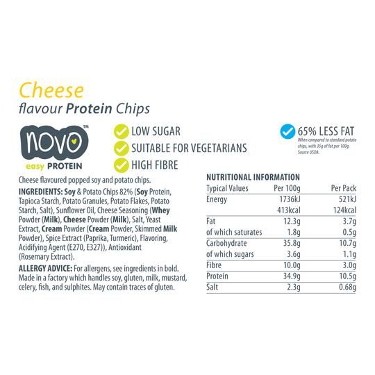 Novo Nutrition protein Chips 6x30g Cheese