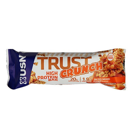 USN TRUST Crunch Bars 12x60g baltās šokolādes cepumu mīkla