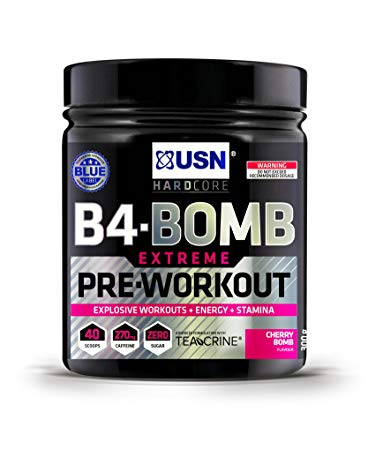 USN B4 Bomb Extreme Booster - 300g gumijas kolas pudeles