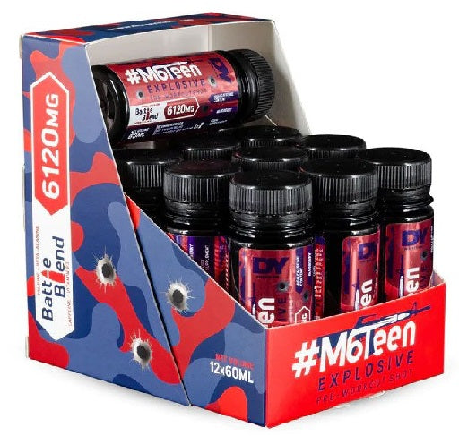 DY Nutrition M6Teen Prewokrout Shots 12x60ml Mojito