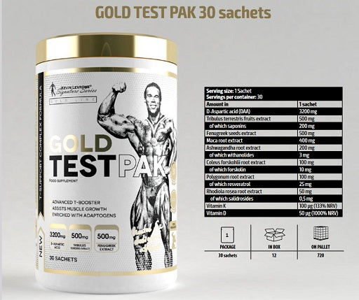 Kevin Levrone Gold Test Pak 30 paciņas