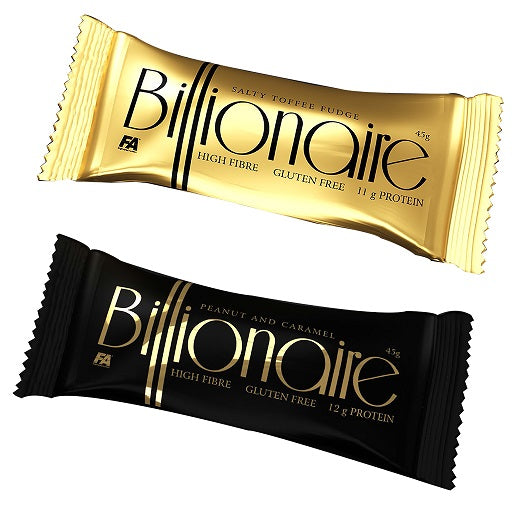 FA Nutrition - Billionaire batoniņš 18x45g zemesriekstu un karameļu