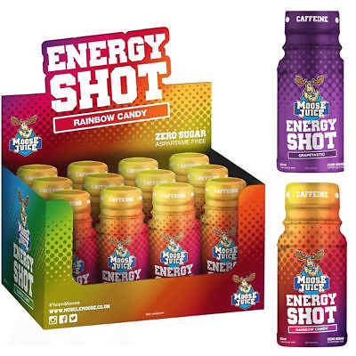 Muscle Moose Energy Shot - (12x60ml) Grapetastic